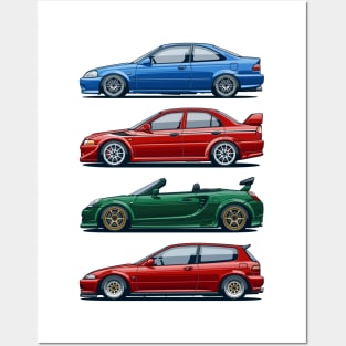 JDM legends Posters and Art